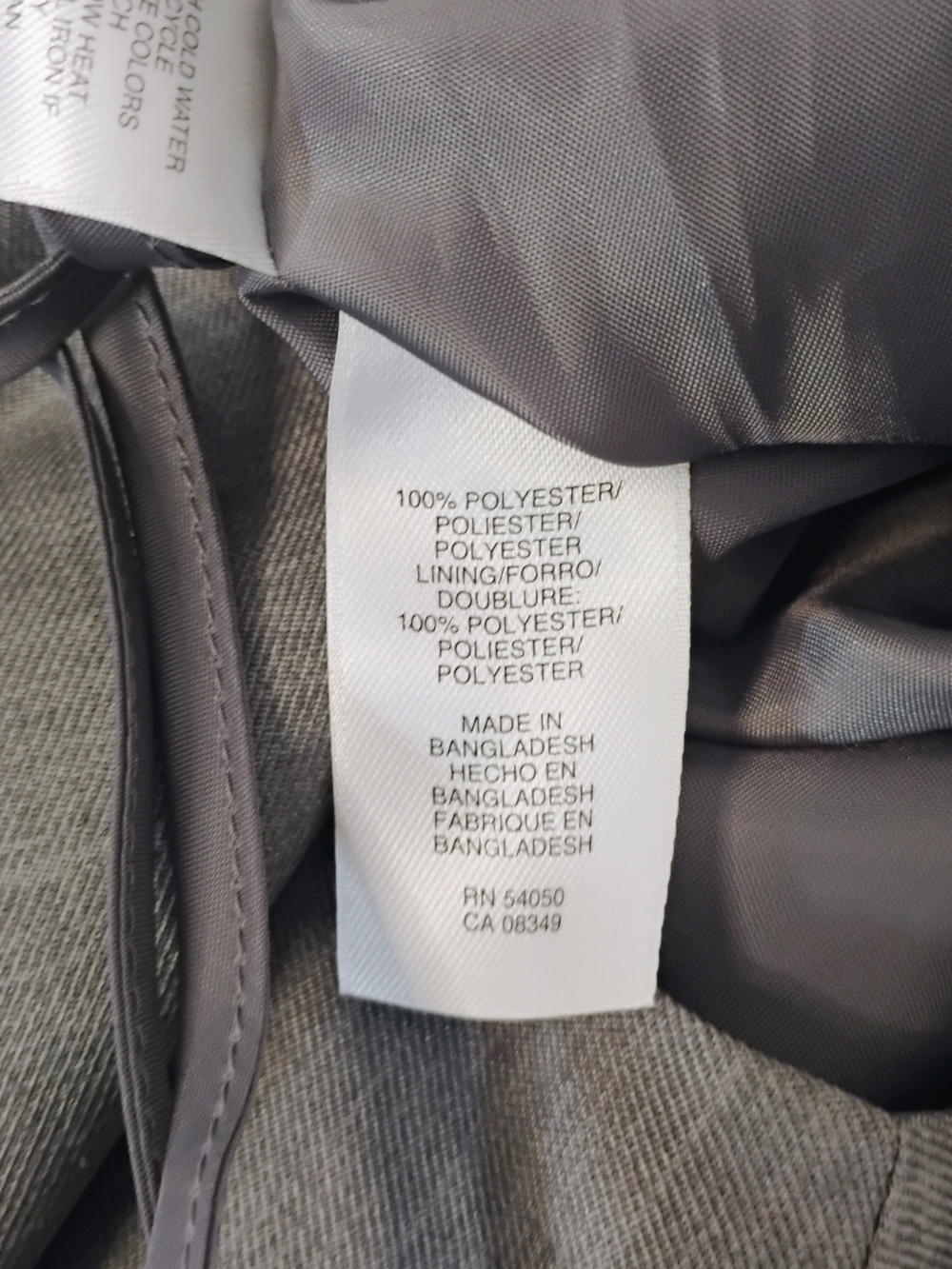 Evan Picone Sz 12 Sleeveless Gray Midi Sheath Dress Lined Career Office S - Picture 6 of 6